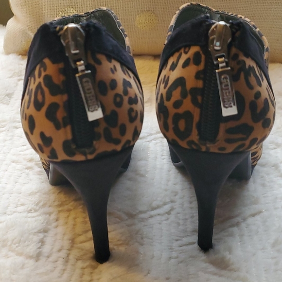 Guess Cheetah Platform Bootie - Picture 2 of 3
